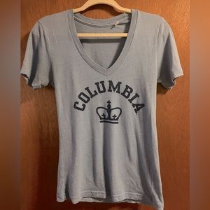 Columbia University V Neck t-shirt